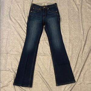 Ariat High Rise Bootcut Jeans Juniors Sz 26 Excellent Condition